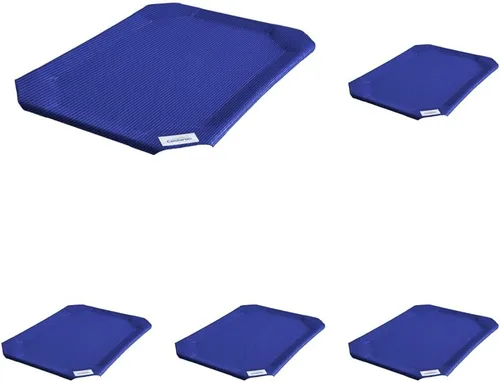 Vista 6 de Coolaroo The Original - Funda de repuesto para cama elevada para mascotas, tamaño mediano, azul acuático