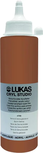 Vista 65 de Lukas CRYL Studio Artist - Pintura acrílica para artistas, Alizarín Carmesí, botella de 250 ml - Pinturas acrílicas de alto pigmento para pintar