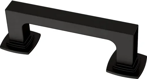 Vista 12 de Franklin Brass (1 paquete) – Manijas de gabinete color negro mate, centro de agujero de 3-3/4 pulgadas, tiradores para cajones, puerta de gabinete