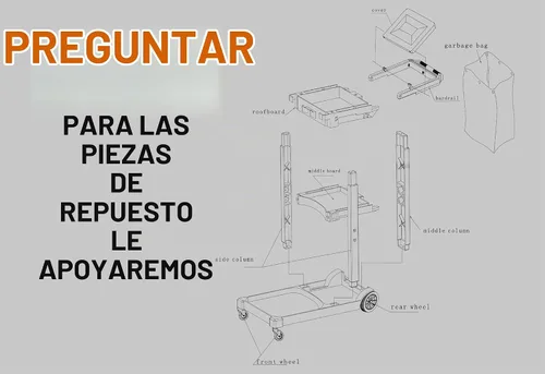 Vista 9 de Carro de limpieza comercial