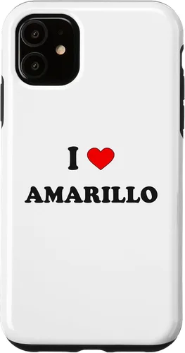 Vista 8 de I Heart Amarillo I Love Amarillo City Case for iPhone 16