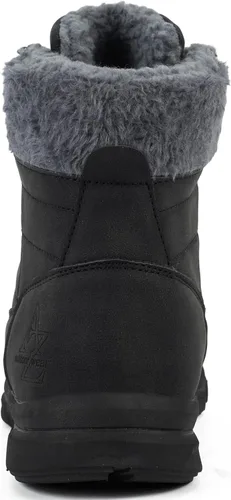 Vista 3 de UPSOLO Botas de senderismo de nieve para mujer, impermeables, aisladas, ligeras, botines al tobillo