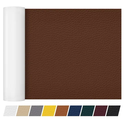 Vista 62 de Cinta de parche de reparación de cuero de 4 x 60 pulgadas, cinta autoadhesiva fuerte para muebles, sofás, sillones, asientos de automóvil, armarios