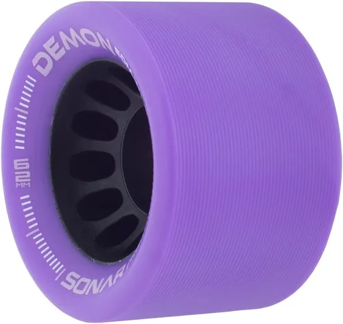 Vista 5 de Riedell Demon EDM - Juego de 4 ruedas para patines, 43 mm x 62 mm Negro 95A