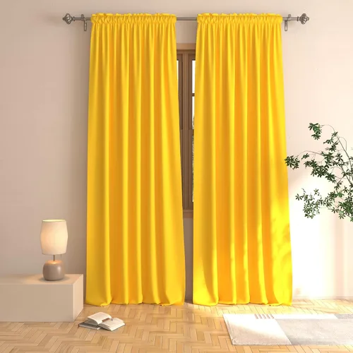 Vista 41 de UPOPO Cortinas beige de 45 pulgadas de largo para oscurecer la habitación, paneles de cortina para ventana, bolsillo para cortinero, cortinas