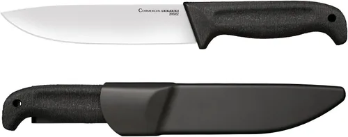 Vista 3 de Cold Steel Commercial Series - Cuchillo de hoja fija – Cuchillos profesionales para cocina, caza, pesca, carnicero, chef, etc., Scalper, talla única