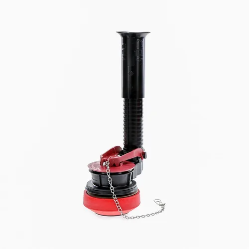 Vista 2 de Fluidmaster K-507A-008 Kit de reparación universal de válvula de descarga de inodoro ajustable de 2 pulgadas con herramienta de inodoro multicolor