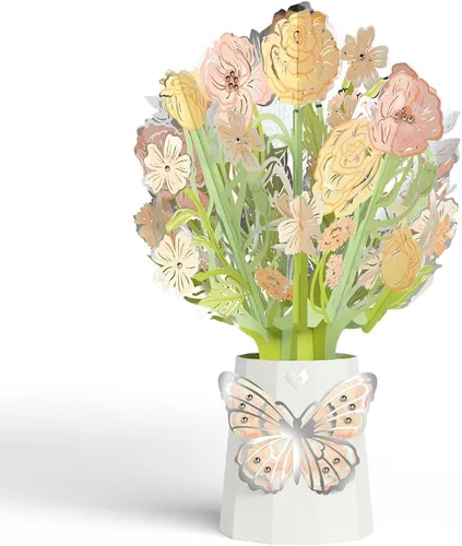 Vista 26 de Lovepop Ramo de Flores de Papel Desenfundable de Todos los Días para Ella y Él - Tarjetas de Felicitación 3D para Niños, Niñas, Hombres, Mujeres