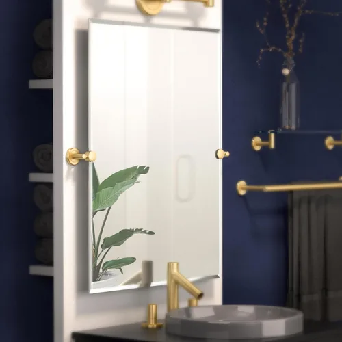 Vista 29 de Gatco Latitude II Espejo rectangular, Metal, 24 pulgadas