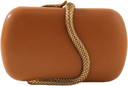 Vista 15 de Bolso de mano de piel sintética desmontable con cadena cruzada, bolso de noche, bolso de mano para mujer, formal, boda, fiesta, baile de graduación