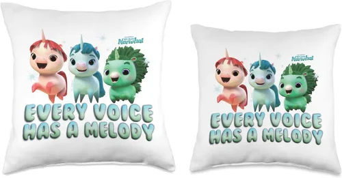 Vista 3 de Every Voice Has a Melody - Almohada de 16 x 16 pulgadas, multicolor