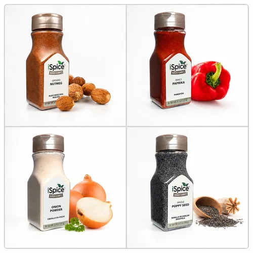 Vista 3 de iSpice Paquete de 24 Especias Gourmet - Colección Definitiva de Especias y Condimentos para Cocinar (Fusión de Cocina)
