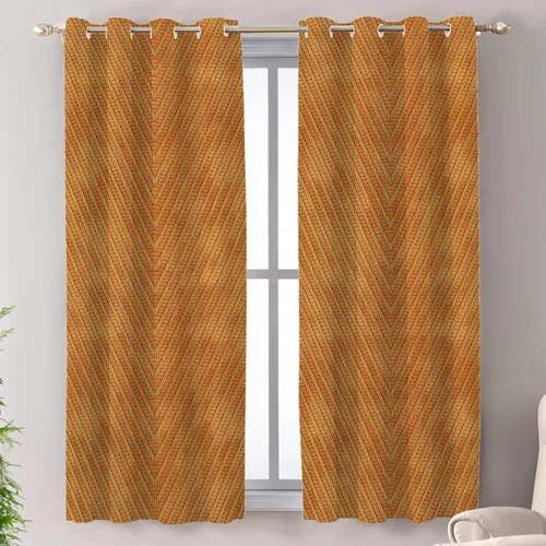 Vista 37 de Shrahala Cortinas rústicas de granja para ventanas de cocina, textura de cesta tejida, paneles de cortina rústica para ventana de granja, poliéster
