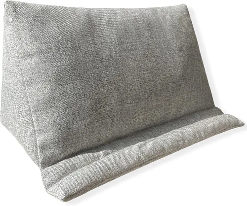 Vista 7 de Soporte para tableta para leer en la cama, soporte de almohada para lector de regazo, accesorios regalos para amantes de los libros lectores Azul