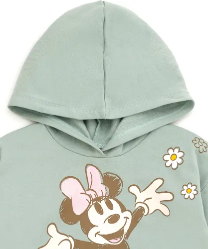 Vista 6 de Disney Minnie Mouse Little Mermaid Lilo & Stitch - Conjunto de sudadera con capucha y pantalones de forro polar para recién nacidos a niños grandes