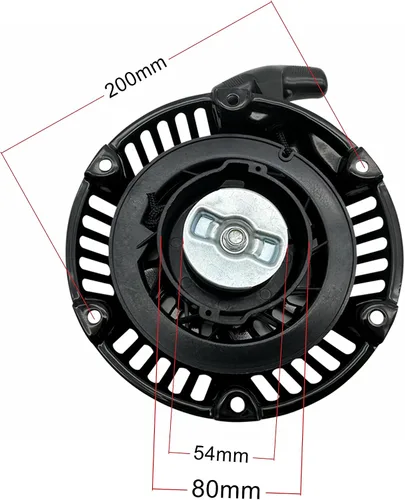 Vista 4 de YAMAKATO Tire de arranque de cuerda de arranque de retroceso Conjunto de cable de arranque para Predator Starter 420 439 440 cc 11hp 13hp gx440 motor