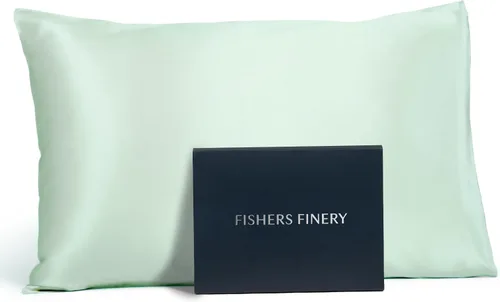 Vista 29 de Fishers Finery Funda de almohada de seda de morera 100% pura de 25mm (Rojo King)
