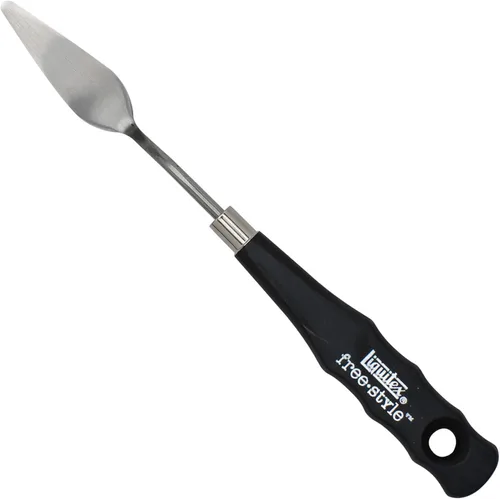 Vista 19 de Liquitex Cuchillo de pintura pequeño profesional Freestyle, n.º 1, plata/negro