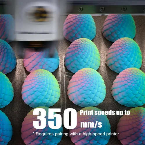 Vista 3 de OVV3D - Filamento PLA arcoíris de 0.069 pulgadas, filamento de ácido Macaron tricolor