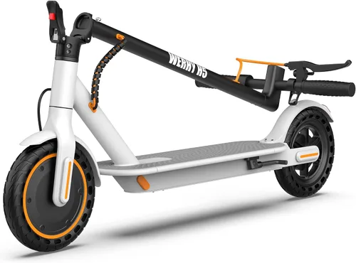 Vista 11 de WERHY Scooter eléctrico, motor potente de 350 W/500 W y neumático de 8.5 Amarillo-gris