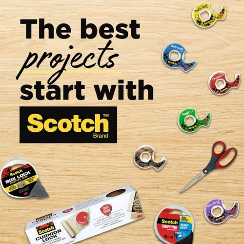 Vista 9 de Scotch Cinta adhesiva Expressions, 0.94 pulgadas x 20 yardas, 3 rollos por