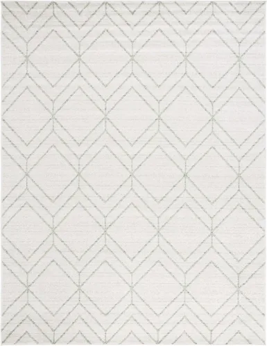 Vista 82 de SAFAVIEH Adirondack Collection - Alfombra decorativa, 2 x 3 pies, color negro y marfil, diseño geométrico moderno, no desprende pelusa y de fácil