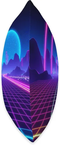 Vista 2 de Vaporwave - Almohada estética Synthwave Retrowave de los años 80 y 90