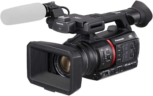 Vista 3 de Panasonic AG-CX350 4K Videocámara con tarjeta de memoria de 128 GB - Paquete de luz de video profesional