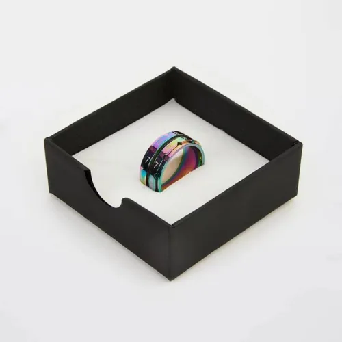 Vista 4 de Yarn Ave Anillo de contador de filas de arco iris, accesorio de herramienta útil para tejer y ganchillo, herramienta manual de seguimiento