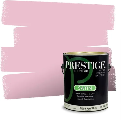 Vista 741 de Prestige Paints Pintura exterior e imprimación en uno, 1 galón, plano, coincidencia comparable de Valspar* Amber Rose*