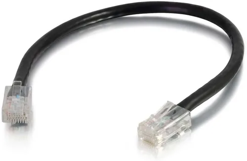 Vista 82 de C2G 24494 Cable cruzado Cat5e - Cable de conexión de red sin blindaje sin arranque, naranja (3 pies, 3.0 ft)