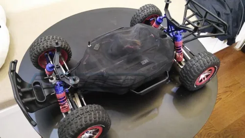 Vista 3 de Cubierta de protección contra suciedad para Traxxas 1/10 Original 4x4 Slash 6807 6808 (chasis sin LCG)