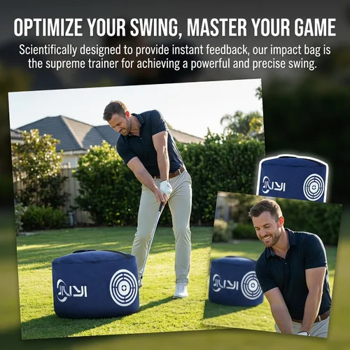 Vista 2 de Bolsas de impacto de golf, entrenador de swing de golf, regalos de golf para hombres, resistentes al agua