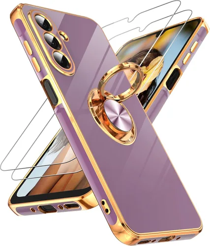 Vista 130 de LeYi Funda para iPhone XR: con Protector de Pantalla de Vidrio Templado [Paquete de 2] Soporte de Anillo Giratorio de 360°, Soporte Magnético