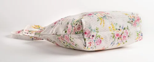 Vista 9 de Maison d' Hermine - Bolsa de lona de algodón reutilizable para mujeres, con asa para el hombro, bolsas a granel para compras y viajes