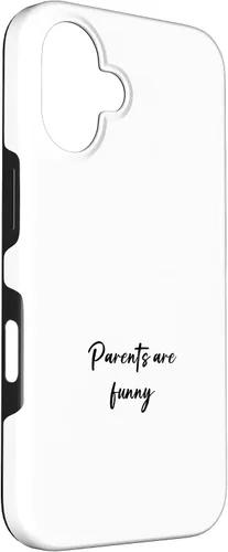 Vista 3 de iPhone 16 Parents are funny Case