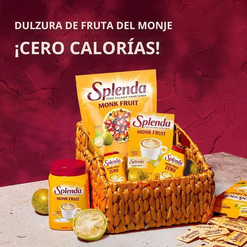 Vista 4 de SPLENDA Monk Fruit - Gotas edulcorantes líquidas sin calorías, 1.68 onzas líquidas