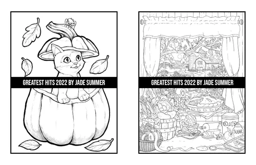 Vista 6 de Greatest Hits An Adult Coloring Book with the 100 Best Pages from the Jade Summer Collection