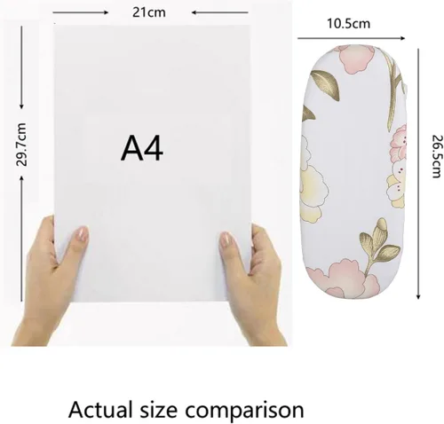 Vista 9 de Tabla de planchar de mesa con patas plegables, mini tabla de planchar plegable que ahorra espacio, manga, puños, cuello, mesa de manejo