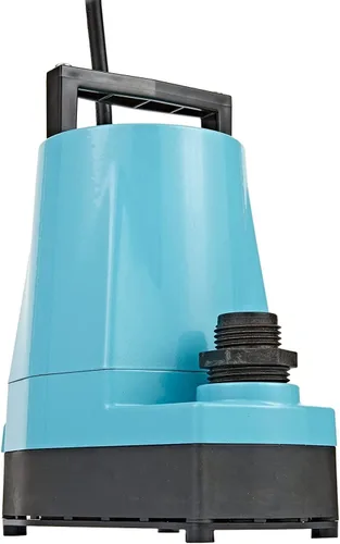 Vista 9 de Little Giant 5-MSP 115-Volt, 1/6 HP, 1200 GPH, Bomba de utilidad manual de aluminio, cable de 10 pies, azul, 505000