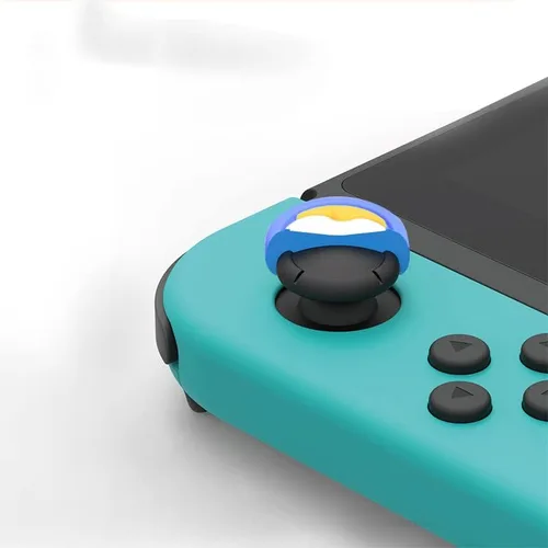 Vista 4 de 2 tapas de agarre para pulgar, tapas de agarre para pulgar, fundas de repuesto para Nintendo Switch NS Switch Lite, para Switch OLED analógico