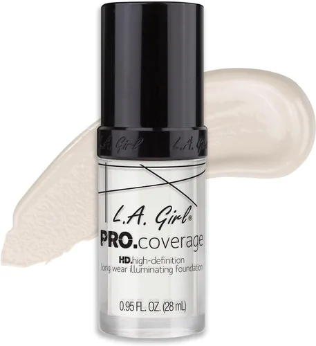 Vista 9 de Base de maquillaje líquida L.A. Girl Pro Coverage, Beige