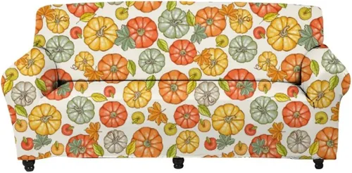Vista 28 de Horeset Snowy Tree - Funda de sofá para 2 cojines, decoración del hogar, funda protectora de muebles para perro, impermeable y lavable Árbol nevado