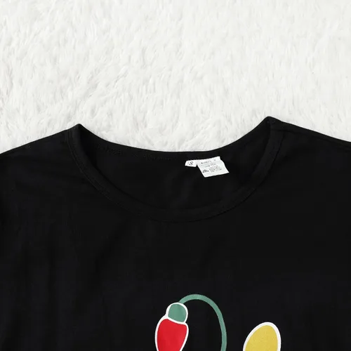Vista 6 de SOLOYEE Pijamas de Navidad a juego para parejas, conjuntos de pijamas clásicos a cuadros para adultos, ropa de dormir de Navidad para familia