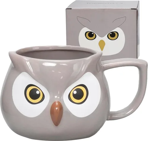 Vista 12 de Taza de Oso de 14 oz Taza de Café de Cerámica Taza de Té de Porcelana 3D para Mujeres y Hombres - Regalos de Oso Kawaii para Navidad, Inauguración