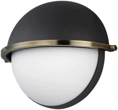 Vista 4 de Maxim 12418SWSNSBR Duke - Aplique de pared, 1 luz de 60 vatios, níquel satinado/latón satinado