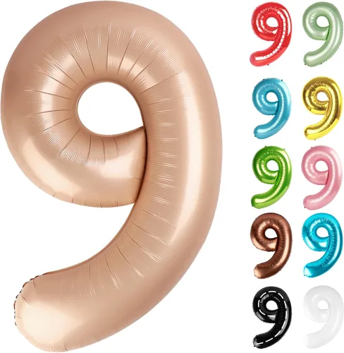 Vista 130 de Globo negro del número 0 de 40 pulgadas – globo número 0, decoraciones