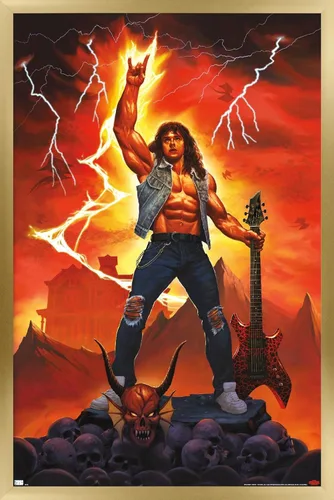 Vista 9 de Trends International Netflix Stranger Things: Season 4 - Póster de roca en la pared, 14.725 x 22.375 pulgadas, versión enmarcada de madera