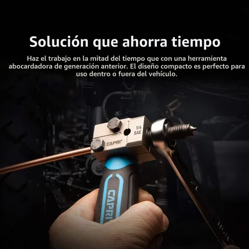 Vista 2 de Capri Tools Herramienta de doble abocardado de 1/4 pulgadas