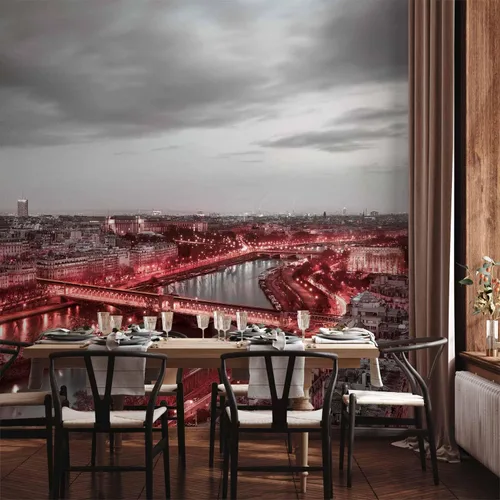 Vista 6 de artgeist Mural de pared prémium de París 79 x 55 pulgadas, papel tapiz no tejido XXL, decoración de pared de forro polar, impresión fotográfica